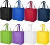 Nákupní taška z netkané textílie, zpevněné dno, různé barvy