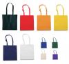 Reklamní tašky z netkaná textilie, dlouhá ucha, 37x41cm - DOPRODEJ bílá a žlutá