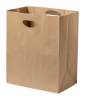 Nákupní taška z recyklovaného papíru s vyseklými uchy, 80 g/m²