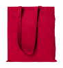 Červená bavlněná / plátěná taška s dlouhými uchy, 120g., SKLADEM