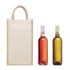 Dárková taška na víno / láhev z juty a plátna 320 gr/m², pro dvě láhve.